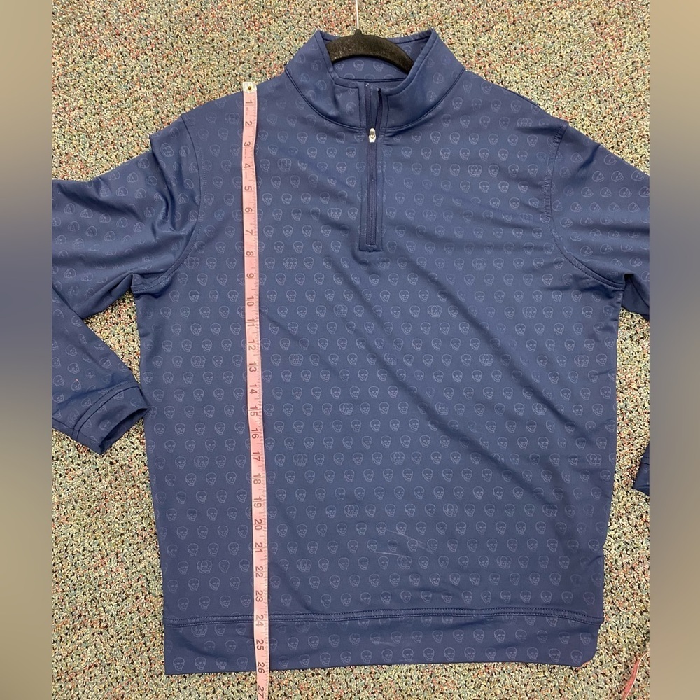 Peter Millar Crown Sport Men's Perth Seeing Double Performance Quarter-Zip - Picture 12 of 12